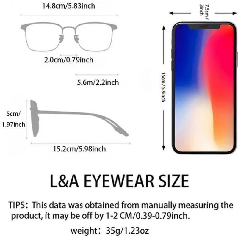 Classic Flat Lens Glasses, UV Protection, Anti-Fog, Blue Light Blocking, Unisex, Durable Frame, Ultra-Light, Work & Daily Use, Fishing, Outdoor Sports, Quality Eyeglasses